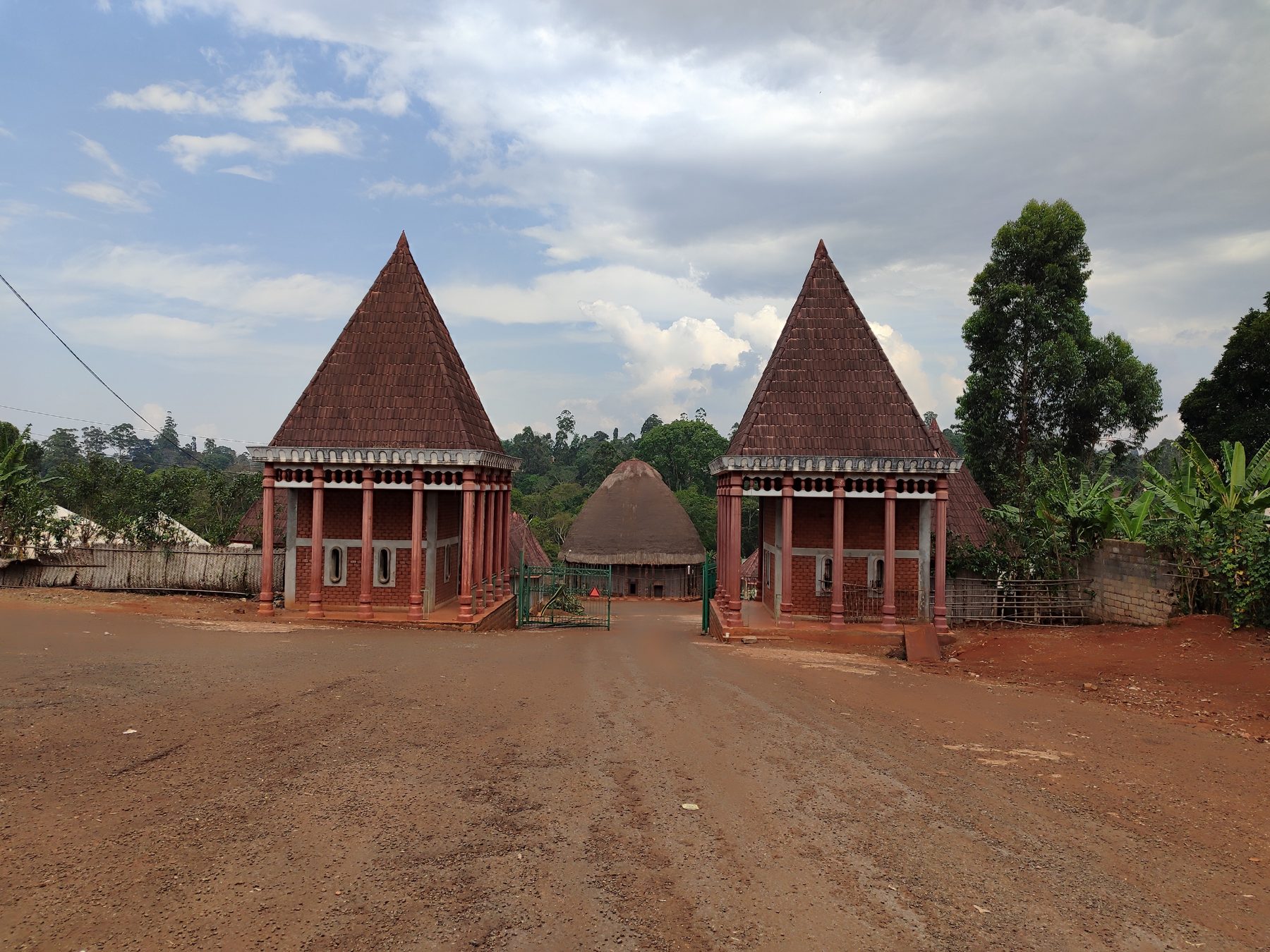 The entrance to the Bandjoun chiefdom.