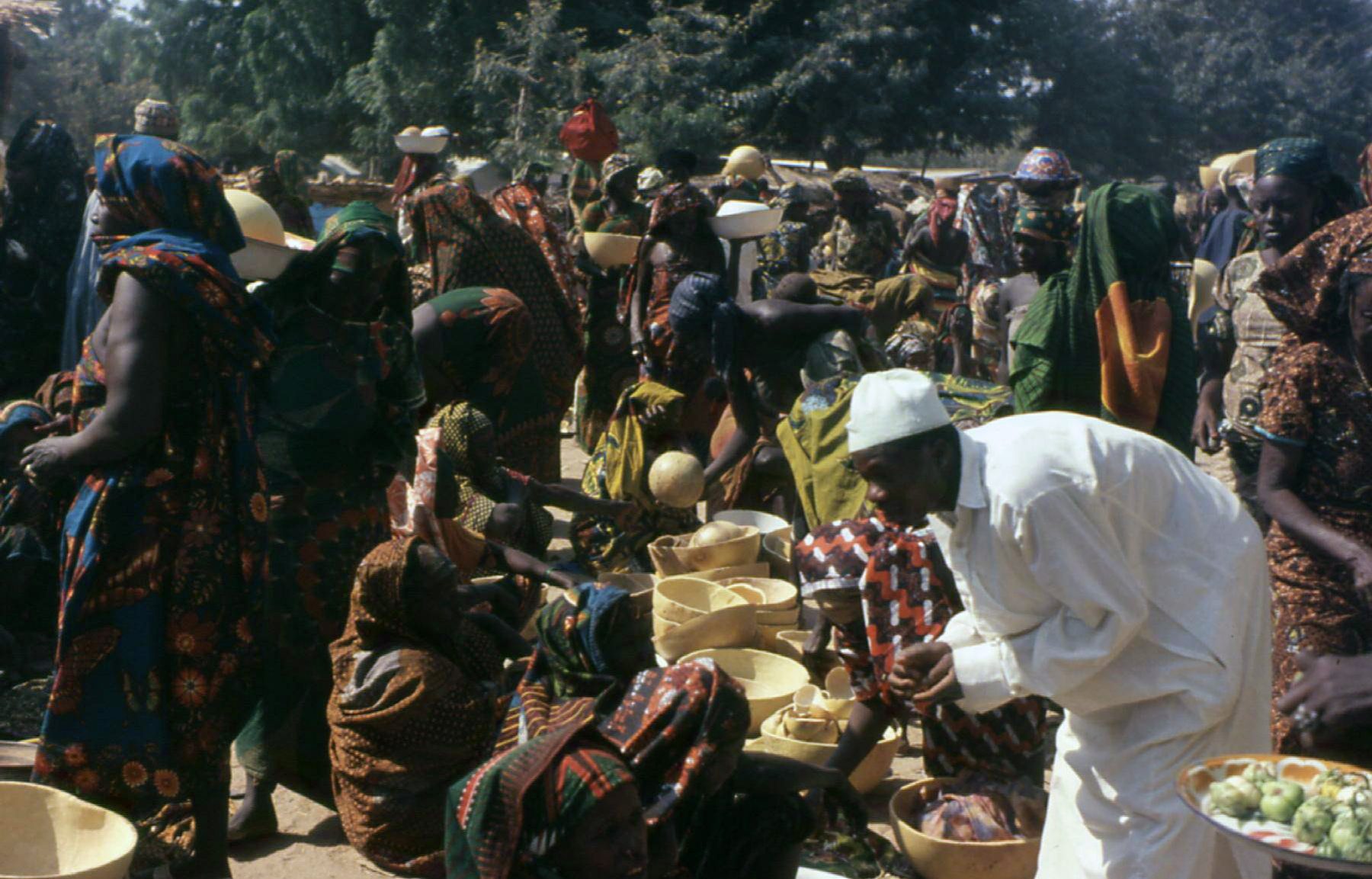 The Maroua market, in 1973.